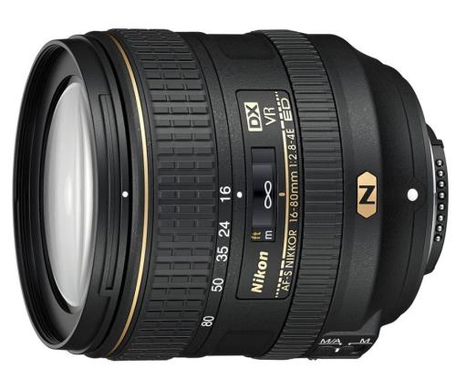 Objectif reflex Nikon AF-S DX Nikkor 16-80 mm f/2.8-4 E ED VR État correct - Nikon reconditionné disponible sur Fnac