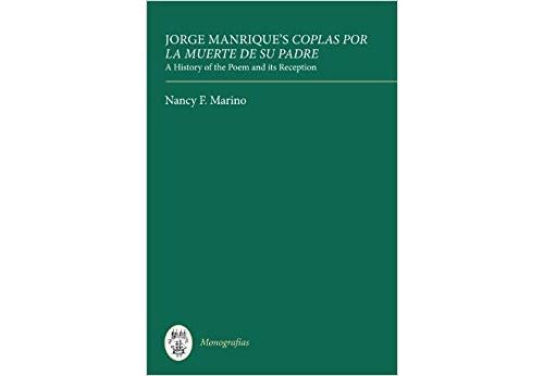 Jorge Manrique's Coplas por la muerte de su padre: A History of the Poem and Its Reception Relié État correct - N/A reconditionné disponible sur Fnac