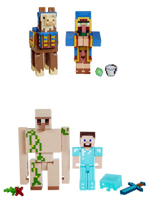 Pack de 2 Figurines Minecraft 8 cm Modèle aléatoire État correct - Minecraft reconditionné disponible sur Fnac