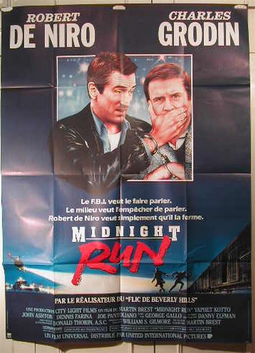 Affiche de Cinéma Originale - Midnight Run - 1988 - Robert De NiRo - 120x160cm État correct - N/A reconditionné disponible sur Fnac