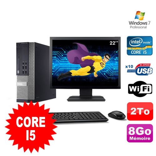 Acheter Pc dell optiplex 990 sff i5-2400 3.1ghz 8go 2000go dvd wifi w7 ecran 22' État correct - 259,00 € Pc dell optiplex 990 sff i5-2400 3.1ghz 8go 2000go dvd wifi w7 ecran 22' État correct - reconditionné disponible sur Fnac