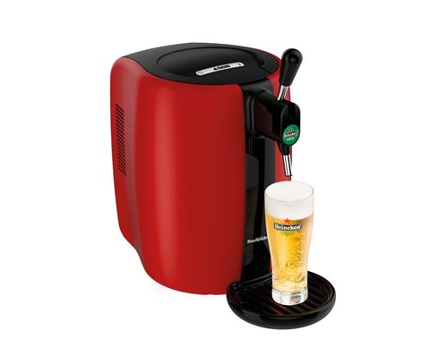 Pompe à bière Beertender BTD VB310510R Rouge Reconditionné État correct - SEB reconditionné disponible sur Fnac