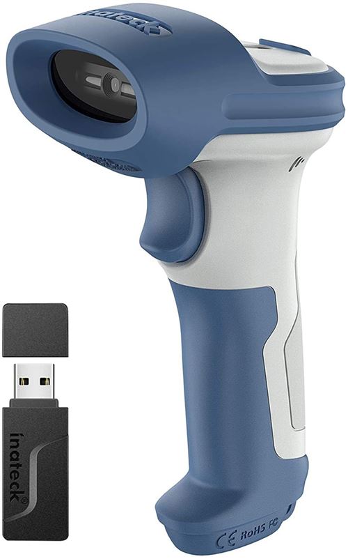 Inateck 2D Scanner de Code-Barres sans Fil, Bluetooth 5,0 et 2,4Ghz État correct - N/A reconditionné disponible sur Fnac