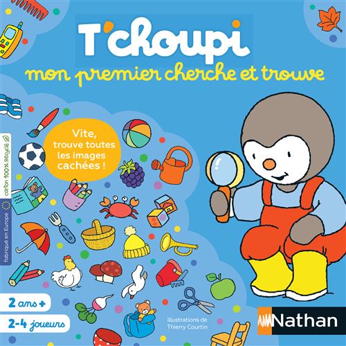 Jeu d'éveil Nathan T’Choupi Mon premier cherche et trouve État correct - N/A reconditionné disponible sur Fnac