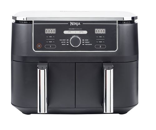 Friteuse sans huile Ninja Foodi MAX Dual Zone AF400EU 2470 W Noir État correct - Ninja reconditionné disponible sur Fnac