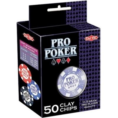 TACTIC - 03093 - POKER - PROPOKER : JETONS PAR 50 État correct - Tactic reconditionné disponible sur Fnac