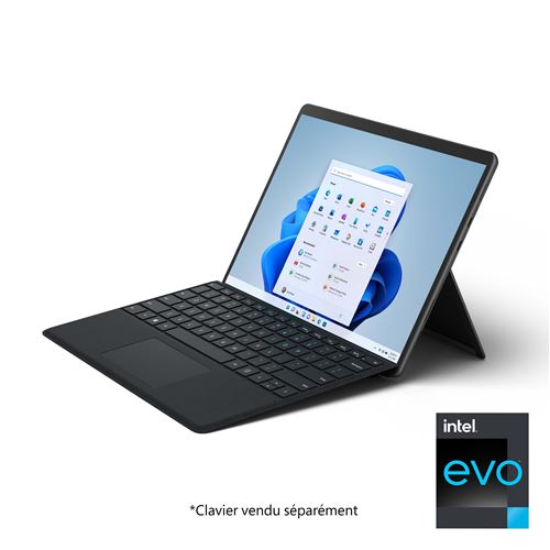 Acheter PC Portable Microsoft Surface Pro 8 13"" Ecran tactile Intel Core i5 16 Go RAM 256 Go SSD Graphite Exclusivité État correct - 1065,99 € PC Portable Microsoft Surface Pro 8 13"" Ecran tactile Intel Core i5 16 Go RAM 256 Go SSD Graphite Exclusivité État correct - Microsoft reconditionné disponible sur Fnac