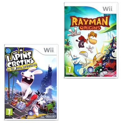 Rayman Origins + Lapins Crétins : la Grosse Aventure (Wii) État correct -  reconditionné disponible sur Fnac