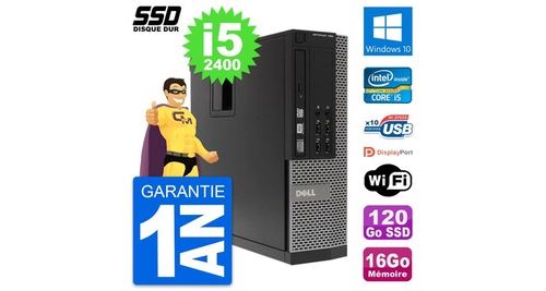 Acheter Pc dell optiplex 790 sff intel core i5-2400 ram 16go ssd 120go windows 10 wifi État correct - 229,00 € Pc dell optiplex 790 sff intel core i5-2400 ram 16go ssd 120go windows 10 wifi État correct - N/A reconditionné disponible sur Fnac
