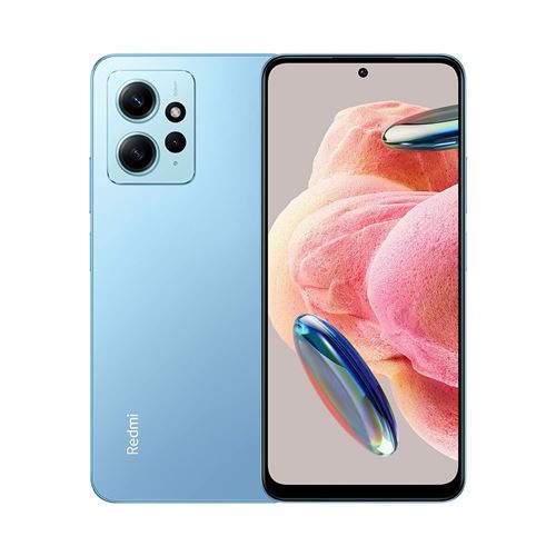 Xiaomi Redmi Note 12 - 4G smartphone - double SIM - RAM 4 Go / Mémoire interne 64 Go - microSD slot - écran OEL - 6.67"" - 2400 x 1080 pixels (120 Hz) - 3 x caméras arrière 50 MP, 8 MP, 2 MP - front camera 13 MP - bleu iceberg État correct - N/A reconditionné disponible sur Fnac