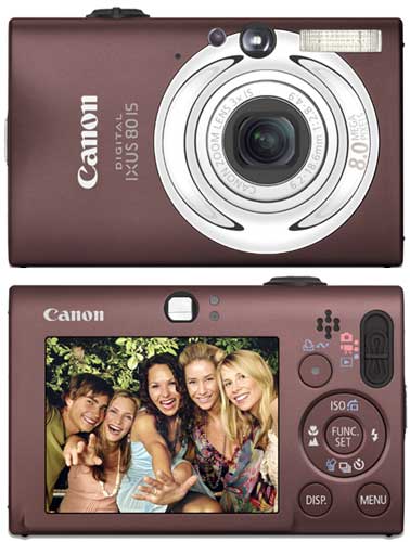 Canon Digital Ixus 80 IS chocolat - État correct Canon sur Fnac
