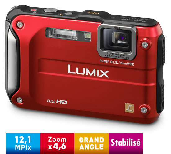 Panasonic Lumix DMC-FT3 EF-R Rouge (Etanche -12 m) État correct - Panasonic reconditionné disponible sur Fnac