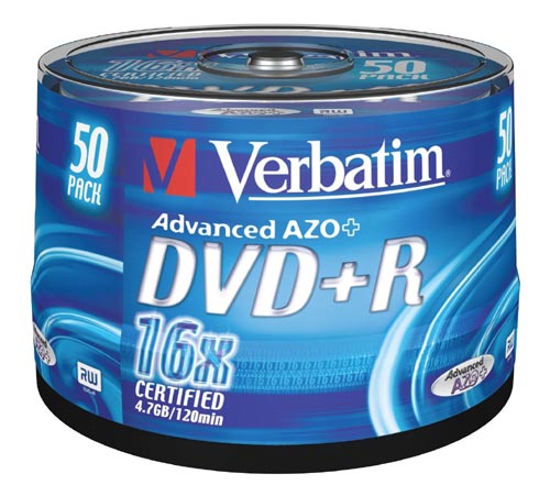 Acheter Verbatim DVD+R 4,7 Go x 50 État correct - 23,57 € Verbatim DVD+R 4,7 Go x 50 État correct - Verbatim reconditionné disponible sur Fnac