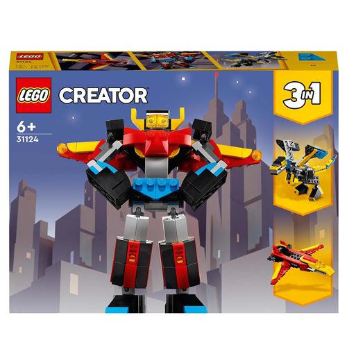 Acheter LEGO® Creator 31124 Le Super Robot État correct - 24,16 € LEGO® Creator 31124 Le Super Robot État correct - LEGO Creator reconditionné disponible sur Fnac