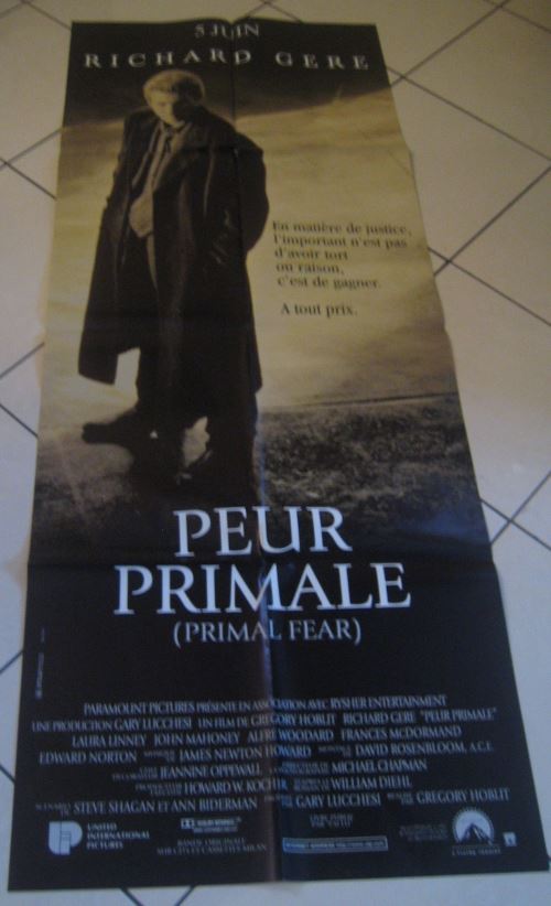 Peur Primale AFFICHE CINEMA ORIGINALE État correct - N/A reconditionné disponible sur Fnac