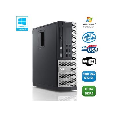 Pc dell optiplex 790 sff intel pentium g840 2.8ghz 8go ddr3 160go wifi win 7 pro État correct - Dell reconditionné disponible sur Fnac