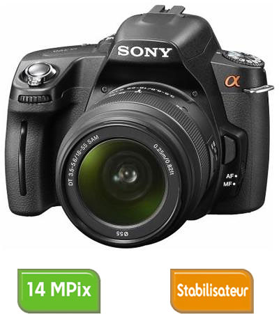 Sony Alpha A390L + Obj. Sony DT SAM 18 - 55 mm f/3.5 - 5.6
