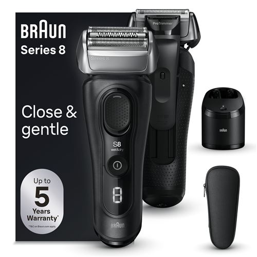 Rasoir homme Braun Series 8 8560cc Noir État correct - Braun reconditionné disponible sur Fnac
