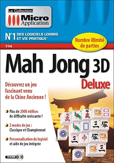 Mah Jong 3D Deluxe État correct - Avanquest reconditionné disponible sur Fnac