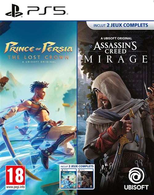 Acheter Compilation Prince of Persia : The Lost Crown PS5 + Assassin's Creed Mirage PS5 État correct - 39,05 € Compilation Prince of Persia : The Lost Crown PS5 + Assassin's Creed Mirage PS5 État correct - Ubisoft reconditionné disponible sur Fnac