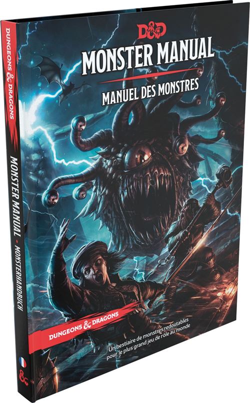 Jeu de stratégie Asmodee Dungeons and Dragons 5 Manuel des Monstres État correct - Asmodee reconditionné disponible sur Fnac