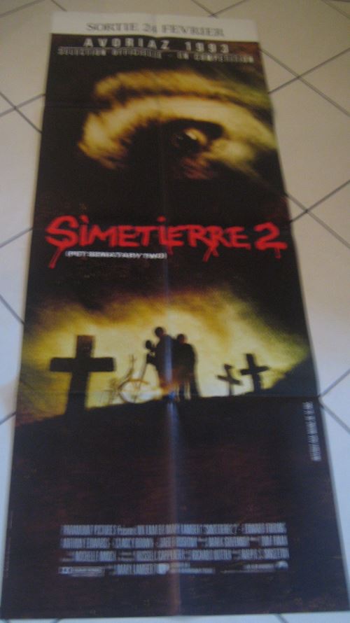 Simetiere 2 AFFICHE CINEMA ORIGINALE État correct - N/A reconditionné disponible sur Fnac