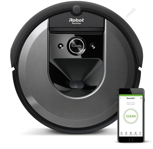 Aspirateur robot Irobot Roomba I7 i7158 Noir État correct - Roomba reconditionné disponible sur Fnac