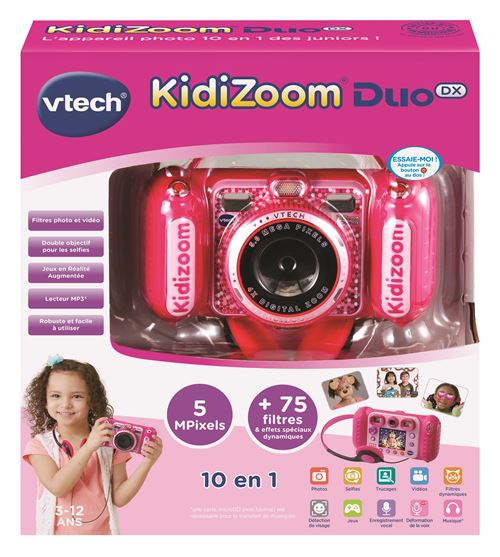 Appareil photo Vtech Kidizoom Duo DX Rose État correct - VTech reconditionné disponible sur Fnac