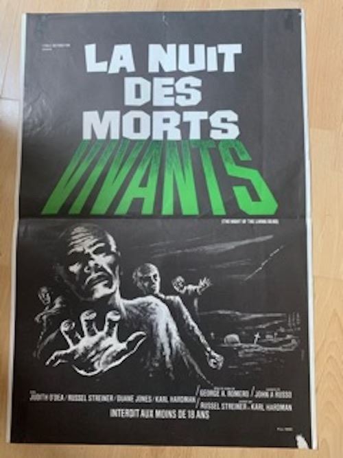 Acheter La nuit des Morts Vivants - 1969 - George Roméro - 40x60cm - Affiche de cinéma originale pliée État correct - 69,99 € La nuit des Morts Vivants - 1969 - George Roméro - 40x60cm - Affiche de cinéma originale pliée État correct - N/A reconditionné disponible sur Fnac