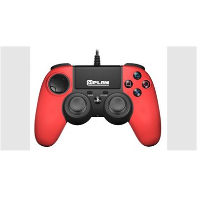 Manette filaire PS4 Plap rouge @Play licenciée Sony État correct - N/A reconditionné disponible sur Fnac