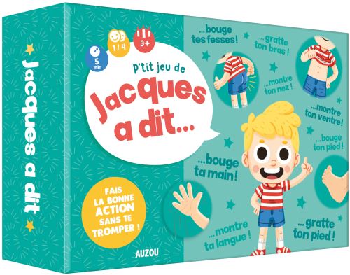 Jeu de société Auzou P tit jeu de Jaques a dit État correct - N/A reconditionné disponible sur Fnac