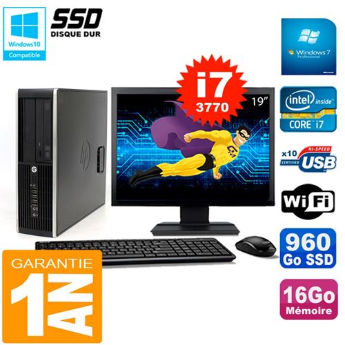 Acheter Pc hp compaq 8300 sff ecran 19' core i7-3770 ram 16go disque 960 go ssd wifi w7 État correct - 459,00 € Pc hp compaq 8300 sff ecran 19' core i7-3770 ram 16go disque 960 go ssd wifi w7 État correct - Hewlett-Packard reconditionné disponible sur Fnac