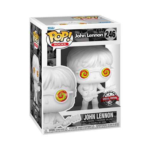 Figurine Funko Pop Rocks John Lennon with Psychedelic Shades Exclusivité État correct - Funko reconditionné disponible sur Fnac