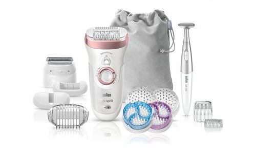 Epilateur électrique Braun Silk épil 9-980 SkinSpa Blanc État correct - Braun reconditionné disponible sur Fnac
