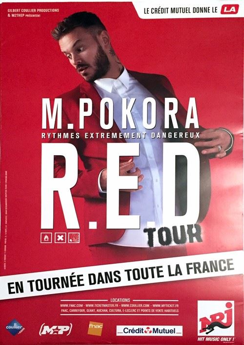 M POKORA - 40x60 cm - AFFICHE / POSTER État correct - N/A reconditionné disponible sur Fnac