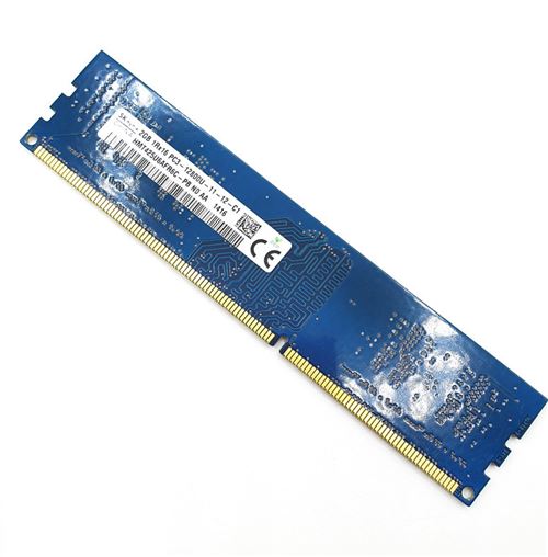 Barrette Mémoire 2Go RAM DDR3 Hynix HMT425U6AFR6C-PB DIMM PC3-12800U 1Rx16 État correct - N/A reconditionné disponible sur Fnac