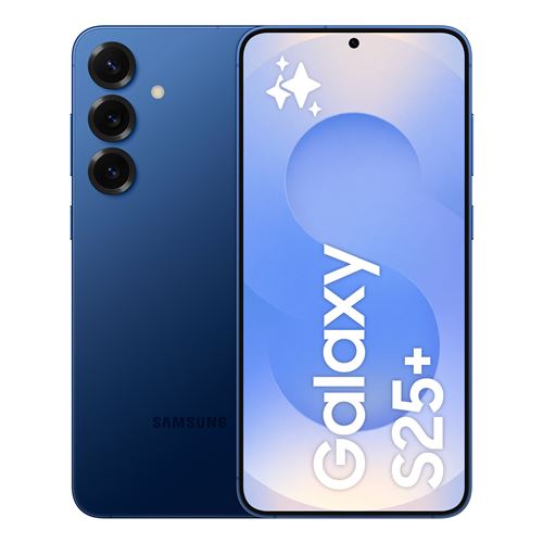 Smartphone Samsung Galaxy S25+ 6,7"" 5G Nano SIM 256 Go Bleu nuit État correct - Samsung reconditionné disponible sur Fnac
