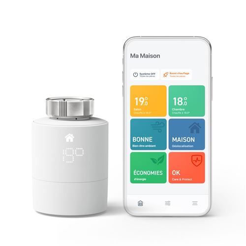Kit de Démarrage Tado Tête Thermostatique Connectée et Intelligente V3+ Blanc État correct - Tado° reconditionné disponible sur Fnac