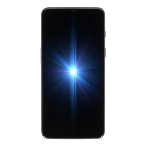 OnePlus 6 - 4G smartphone - double SIM - RAM 6 Go / Mémoire interne 64 Go - écran OEL - 6.28"" - 2280 x 1080 pixels - 2x caméras arrière 16 MP, 20 MP - front camera 16 MP - noir miroir État correct - OnePlus reconditionné disponible sur Fnac