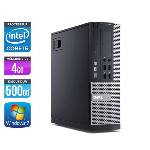Acheter Unité centrale Dell Optiplex 7010 SFF - Noir - Intel Core i5-3470 / 3.20 GHz - RAM 4 Go - HDD 500Go - DVDRW - Gigabit Ethernet - Windows 7 Professionnel État correct - 200,00 € Unité centrale Dell Optiplex 7010 SFF - Noir - Intel Core i5-3470 / 3.20 GHz - RAM 4 Go - HDD 500Go - DVDRW - Gigabit Ethernet - Windows 7 Professionnel État correct - Dell reconditionné disponible sur Fnac