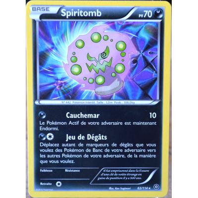 Acheter carte Pokémon 62/114 Spiritomb 70 PV État correct - 16,00 € carte Pokémon 62/114 Spiritomb 70 PV État correct - Pokémon reconditionné disponible sur Fnac