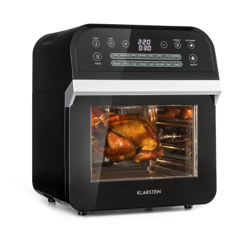 Friteuse à air chaud - Klarstein AeroVital Cube - Cuisson sans huile - 1600W / 12L - Noir État correct - Klarstein reconditionné disponible sur Fnac