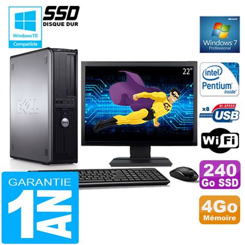 Acheter Pc dell 780 dt intel e5300 ram 4go disque 240 go ssd wifi w7 ecran 22' État correct - 199,00 € Pc dell 780 dt intel e5300 ram 4go disque 240 go ssd wifi w7 ecran 22' État correct - Dell reconditionné disponible sur Fnac