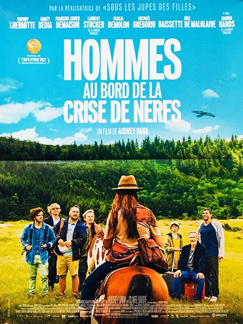 Affiche de Cinéma Originale - HOMMES AU BORD DE LA CRISE DE NERFS - 2022 - Thiery Lhermitte - 120x160cm État correct - N/A reconditionné disponible sur Fnac