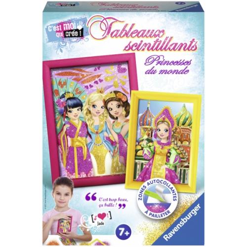 Tableau scintillants Princesses du monde Ravensburger C’est moi qui crée État correct - Ravensburger reconditionné disponible sur Fnac