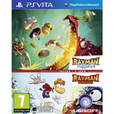 Compilation Rayman Legends et Origins PS Vita État correct - Ubisoft reconditionné disponible sur Fnac