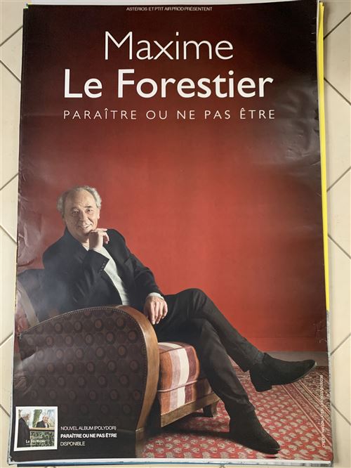 Maxime Le FORESTIER - Paraître ou ne pas être - 80x120cm - Affiche État correct - N/A reconditionné disponible sur Fnac
