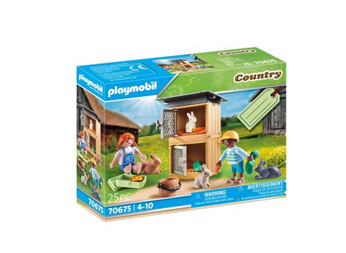 Playmobil Country 70675 Set cadeau Enfants et lapins État correct - Playmobil reconditionné disponible sur Fnac