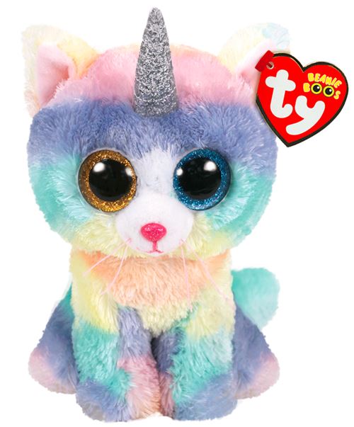 Peluche Ty Beanie Boo's Small Heather État correct - Ty reconditionné disponible sur Fnac