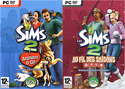 Les Sims 2 : Animaux et Compagnie & Au Fil des Saisons État correct - Bandai Namco reconditionné disponible sur Fnac